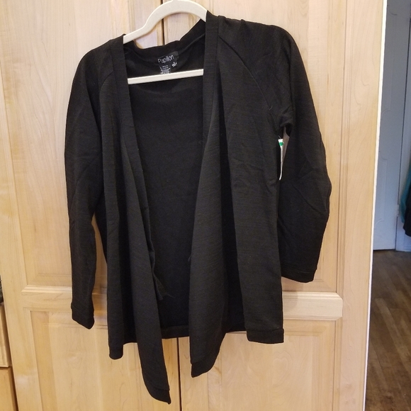 Papillon Cardigan Sweater SZ S NWT Black - Picture 3 of 5
